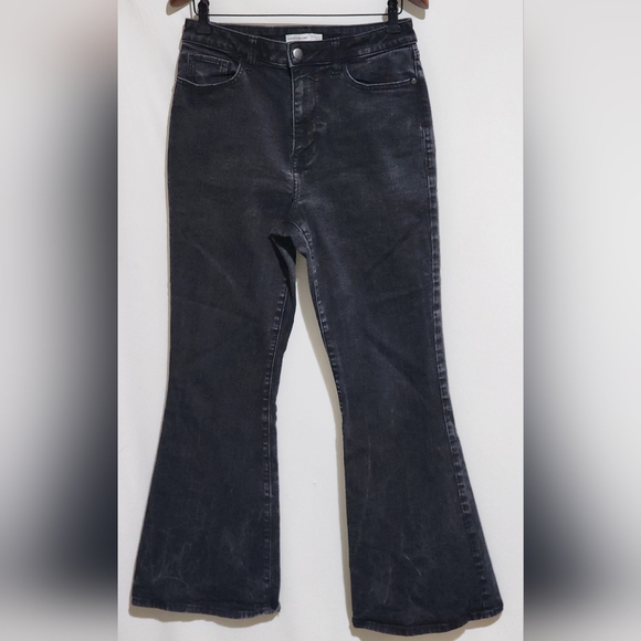 Copy -ELIZABETH AND JAMES High Rise Flare  Black Denim 10/30 - Picture 3 of 7